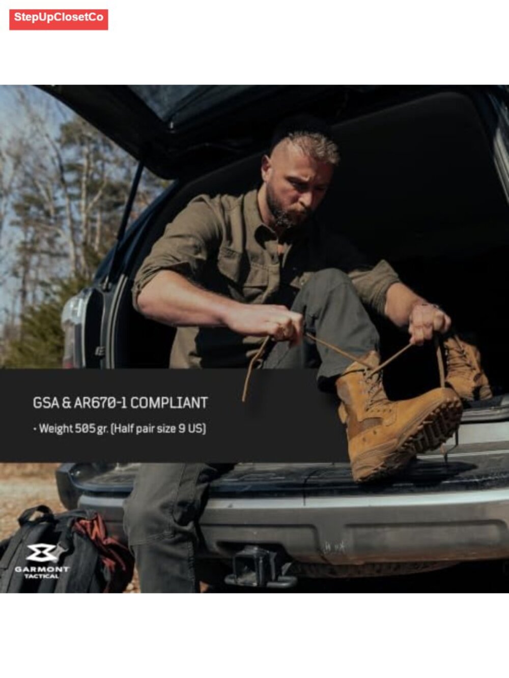 Tactical Combat Boots Suede Leather Ankle High - Picture 4 of 6